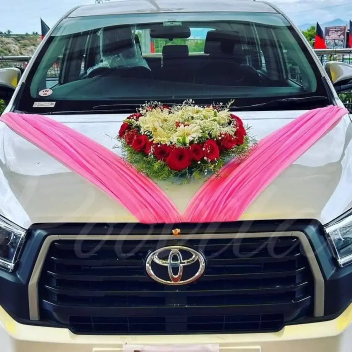 Bridal Toyota Car Decor — view 2 of 2