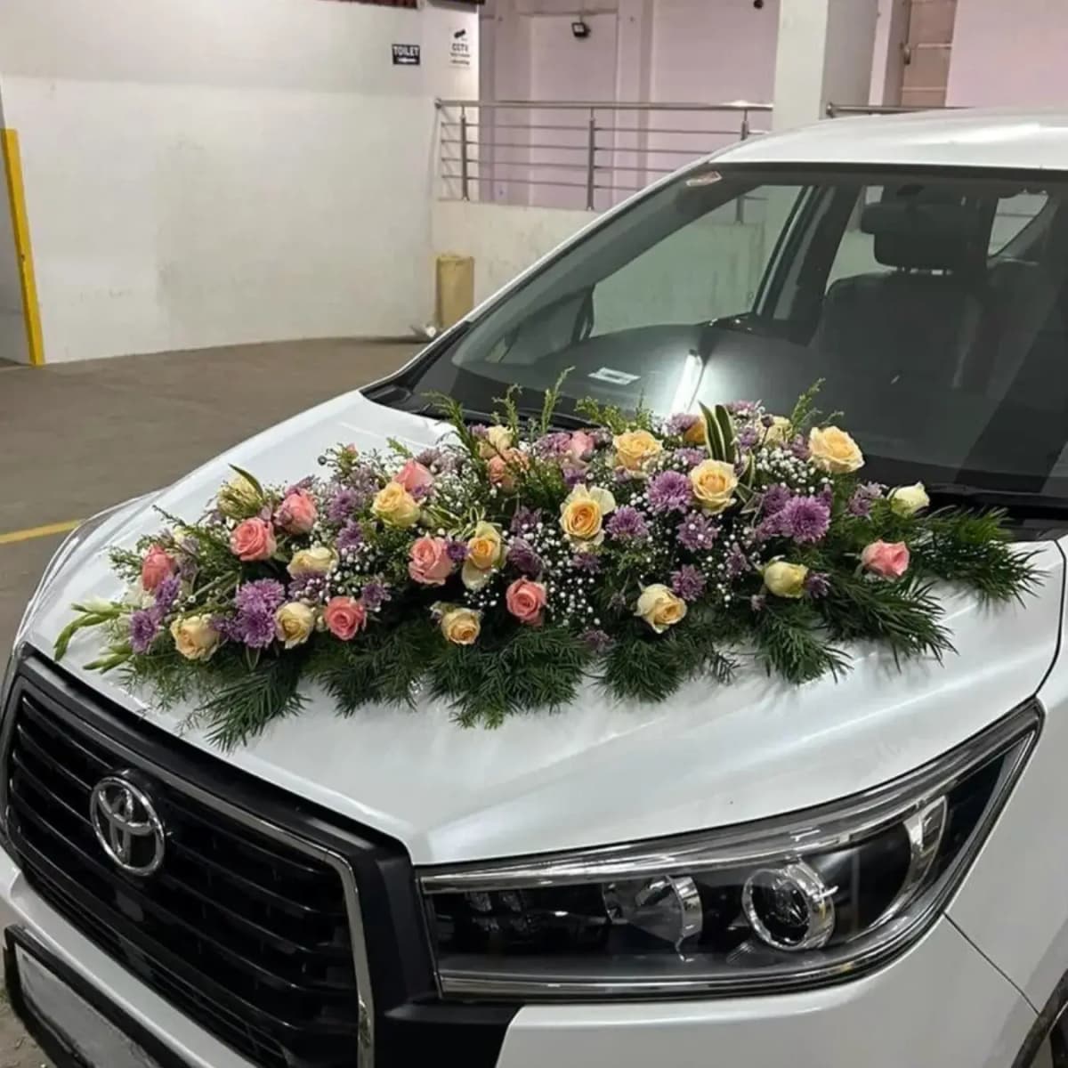 Floral Bridal Car Decor — view 2 of 2