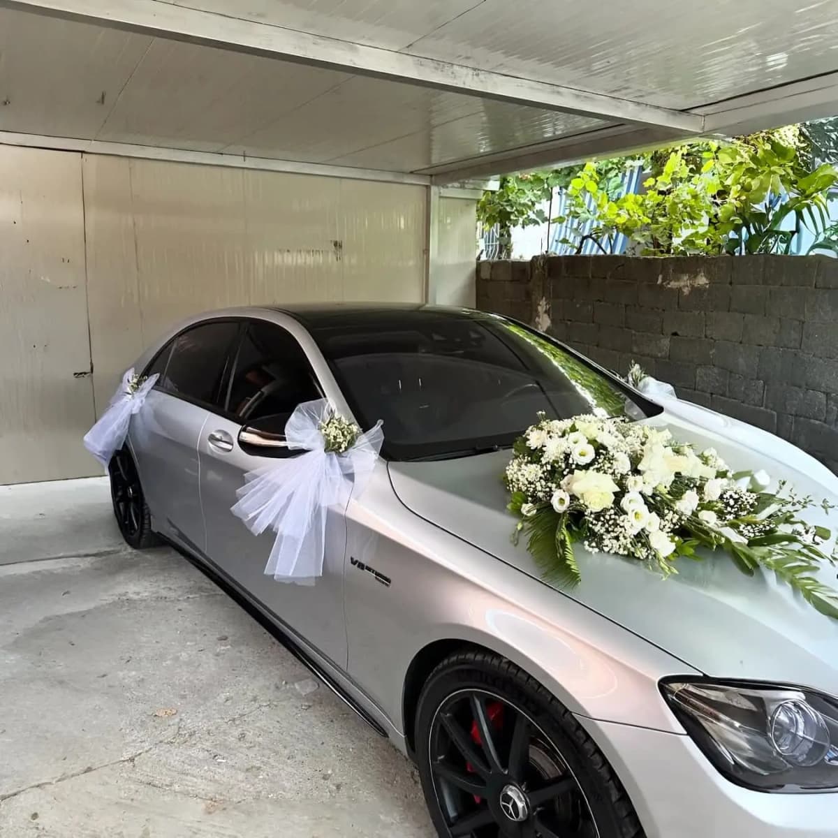 Simple Decoration For Marriage Car Set — view 2 of 2