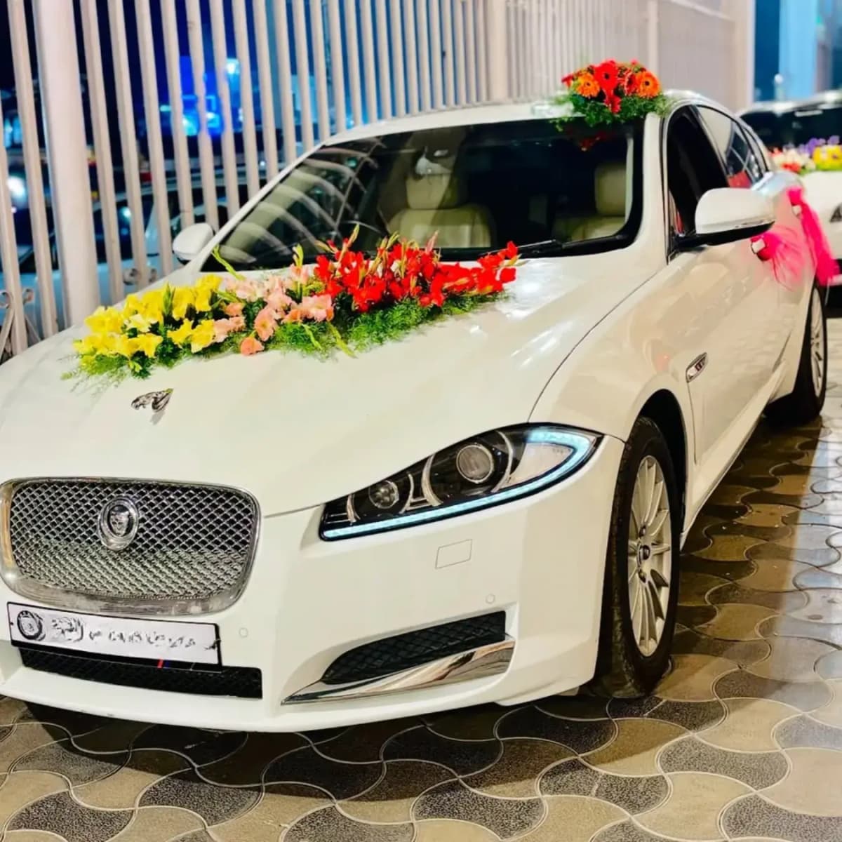 Romantic Wedding Car Decor — view 2 of 2