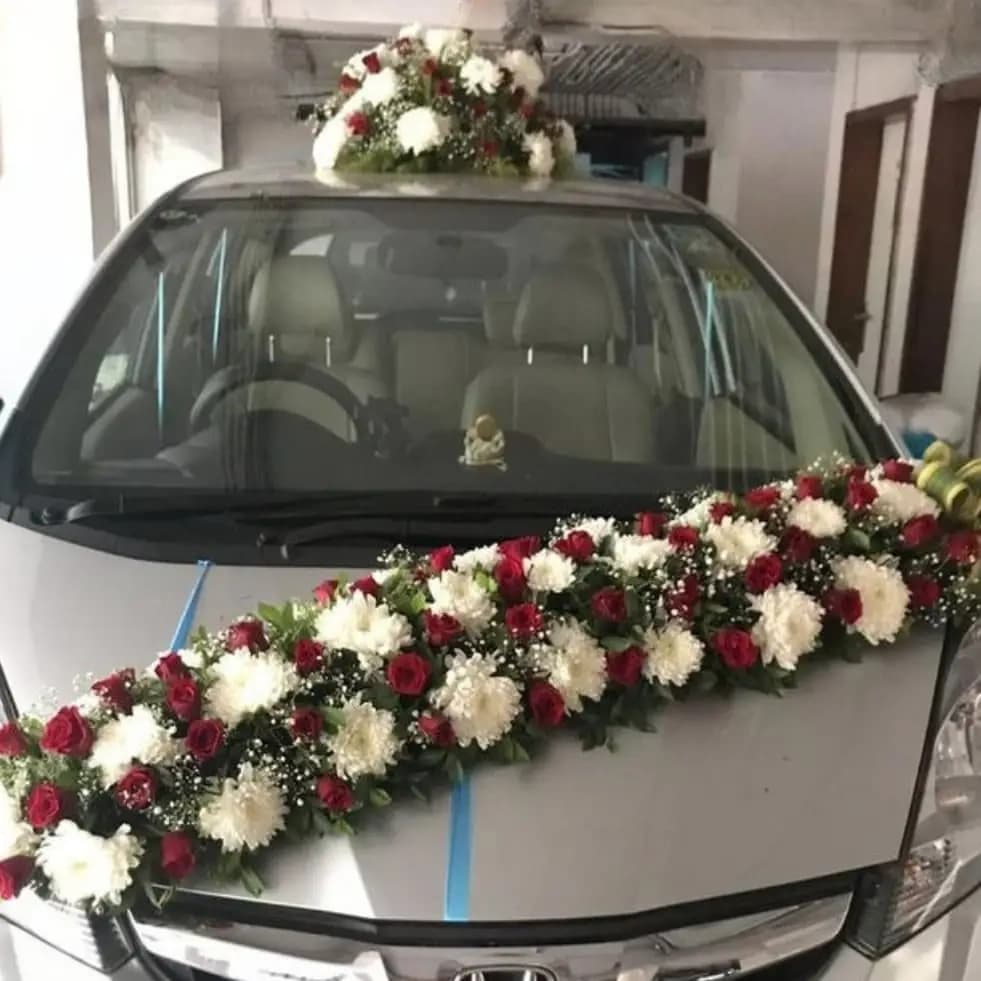 Premium Wedding Car Floral Decor — view 2 of 2