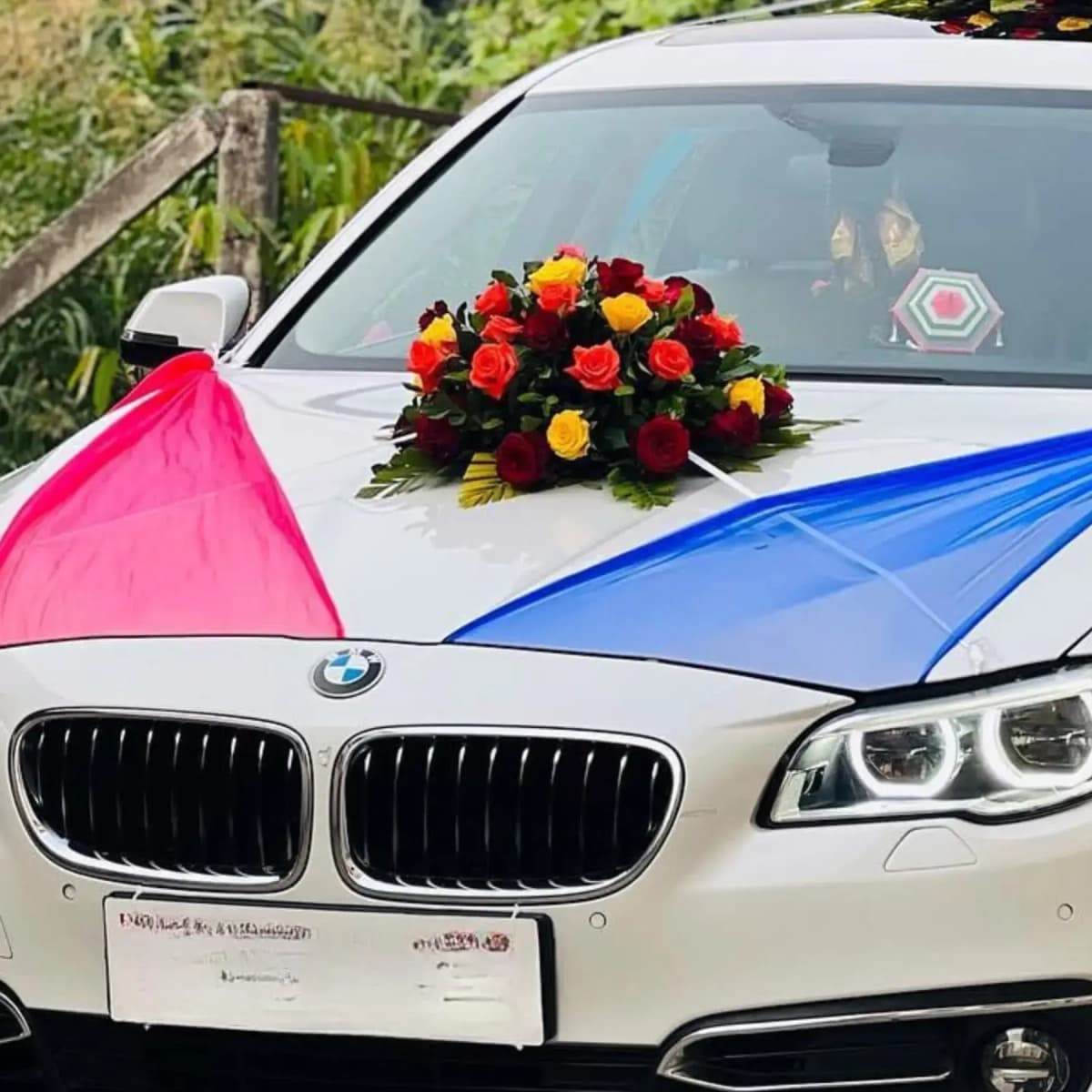 BMW Wedding Car Decor — view 2 of 2