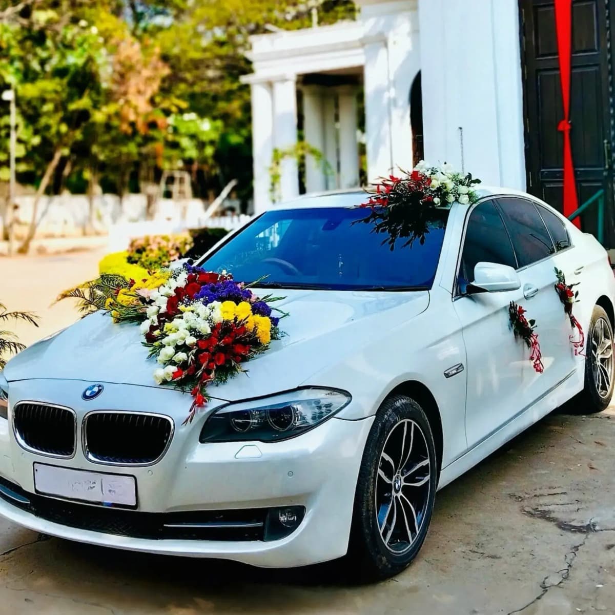 Modern Bridal Wedding Car Decoration — view 2 of 2