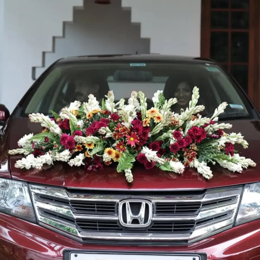 Honda City Wedding Car Decor — view 2 of 2