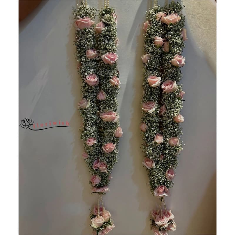 Pink Rose Baby Breath — view 1 of 1