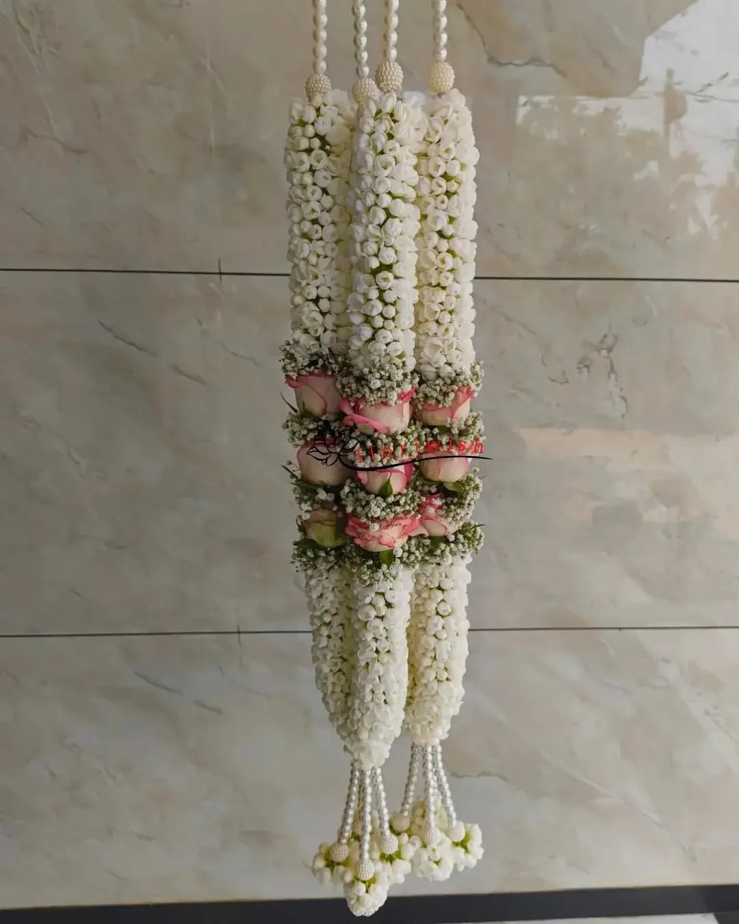 Mogra and Lotus Garland — view 1 of 1