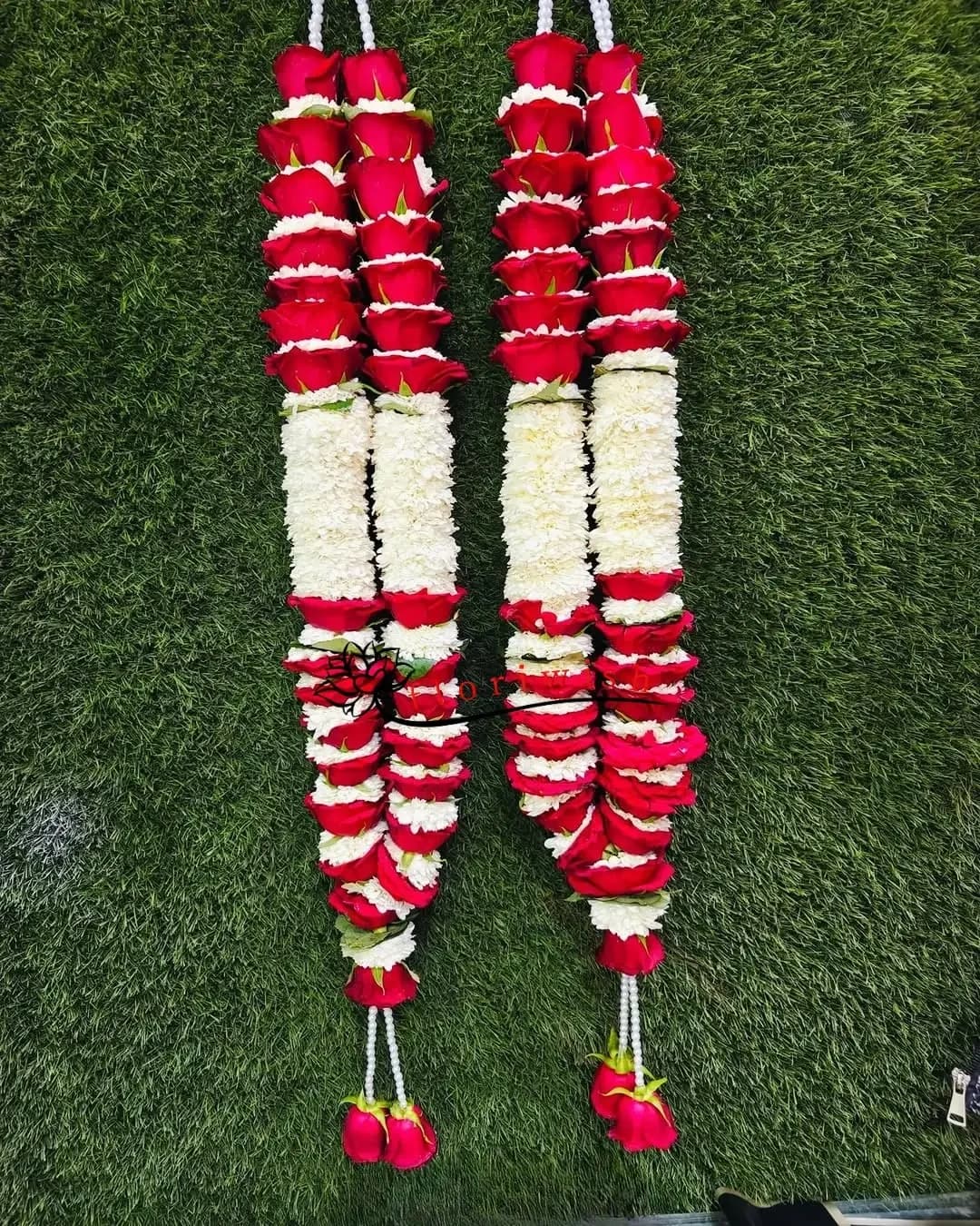 Jasmine Red Rose Garlands — view 1 of 1
