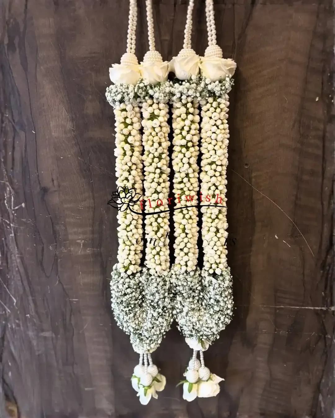 White Rose Mogra Varmala — view 1 of 1