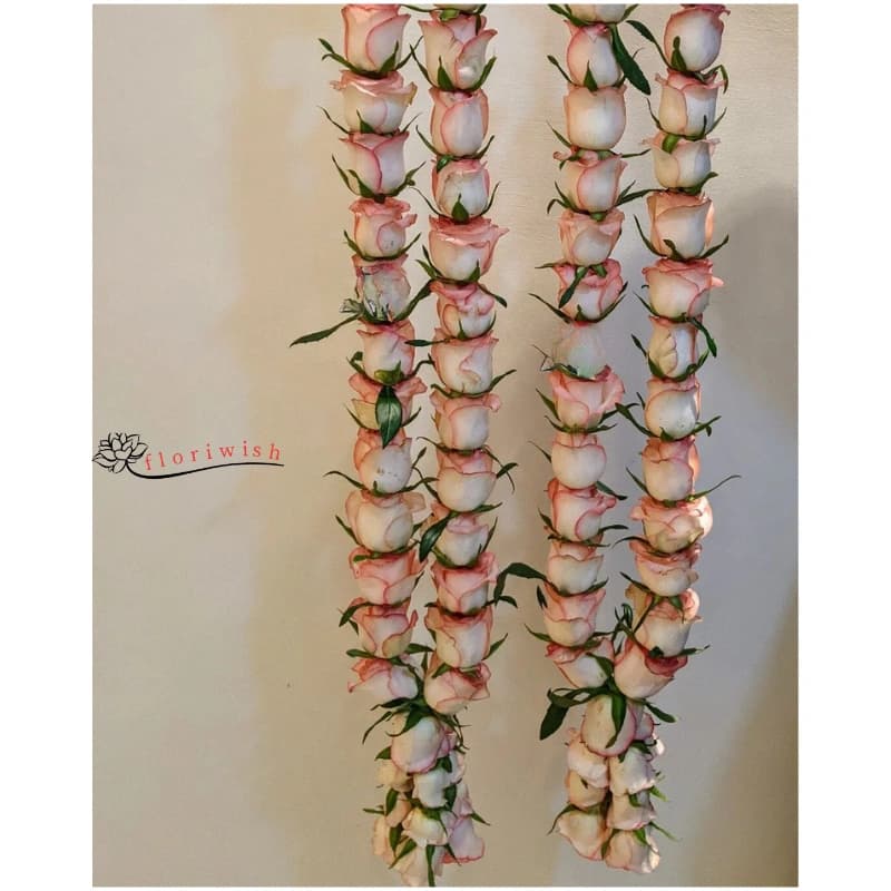 Light Pink Rose Varmala — view 1 of 1