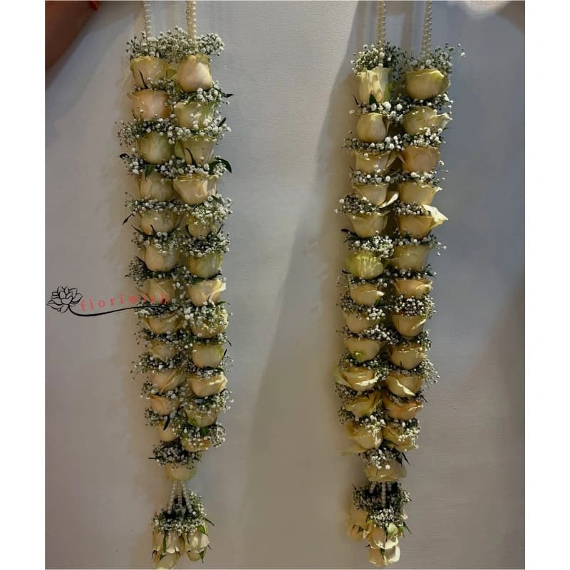 Rose & Jipso Jaimala – Fresh Wedding Garland — view 1 of 1