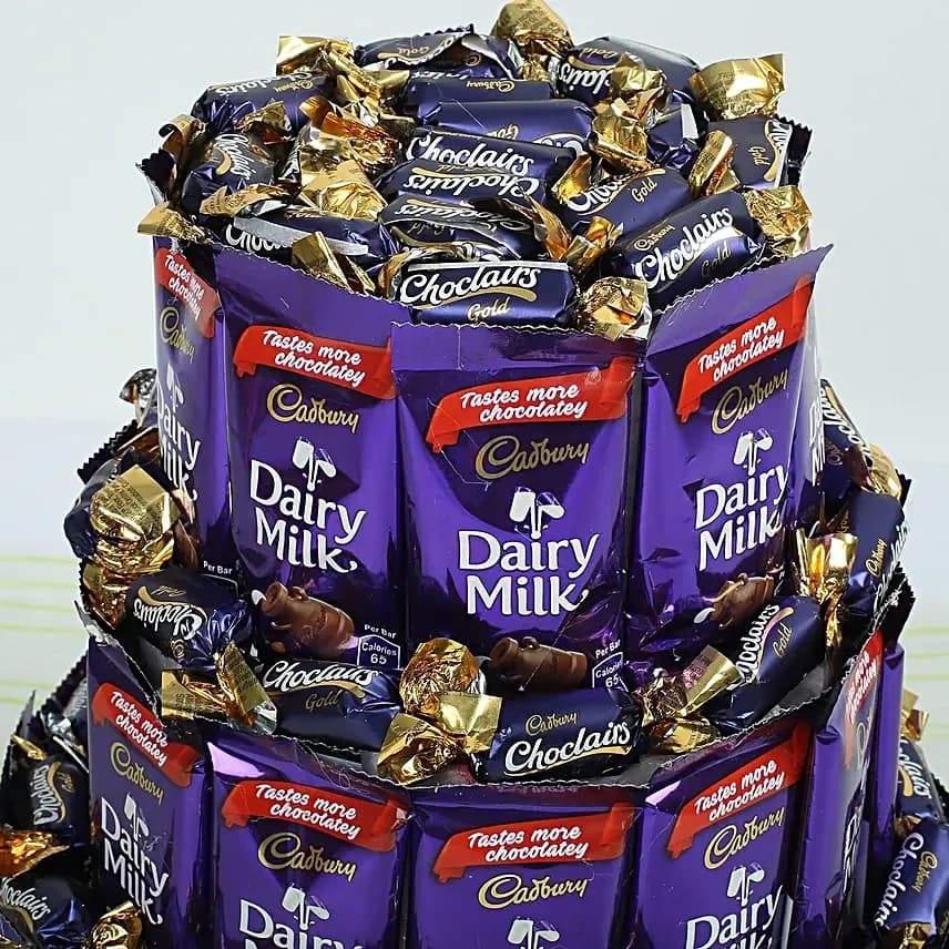 Dairy Milk Chocolates & Eclairs Arrangement — view 2 of 3