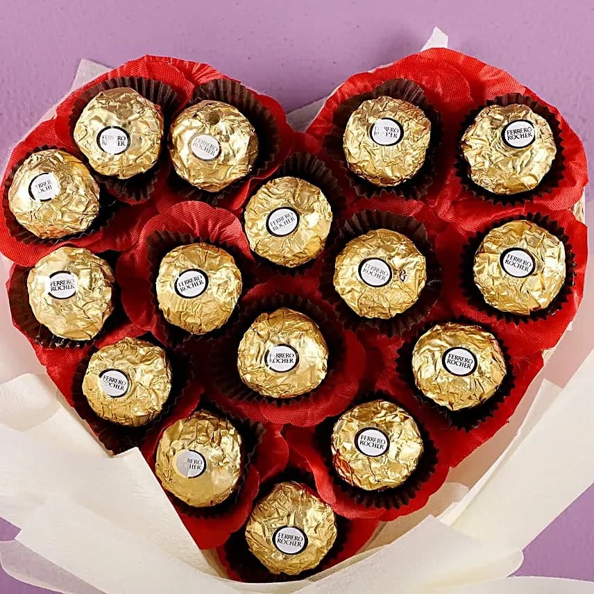 Chocolates Heart  Bouquet — view 2 of 4