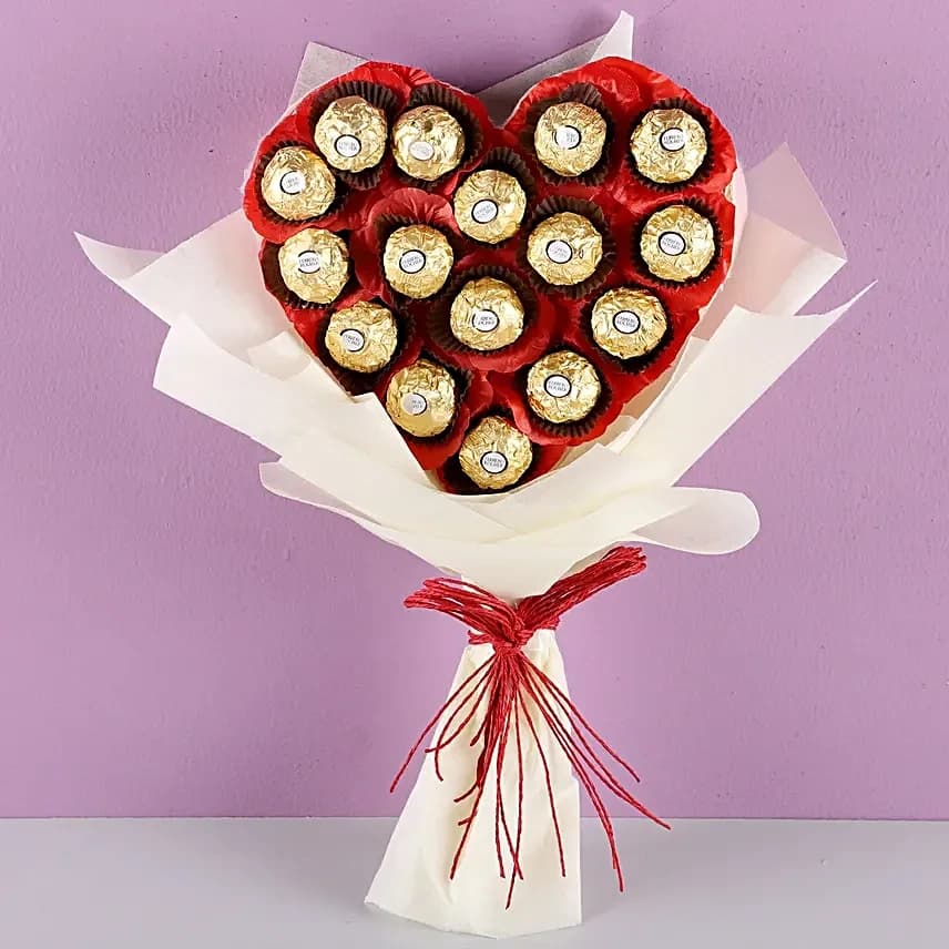 Chocolates Heart  Bouquet — view 4 of 4