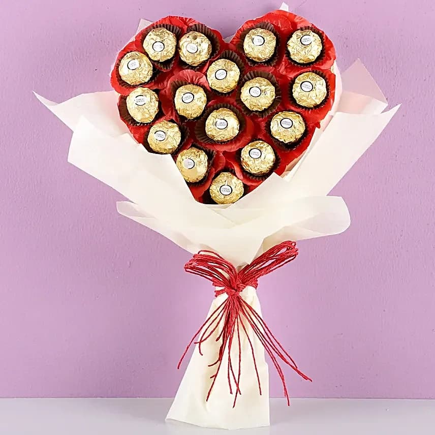 Chocolates Heart  Bouquet — view 3 of 4