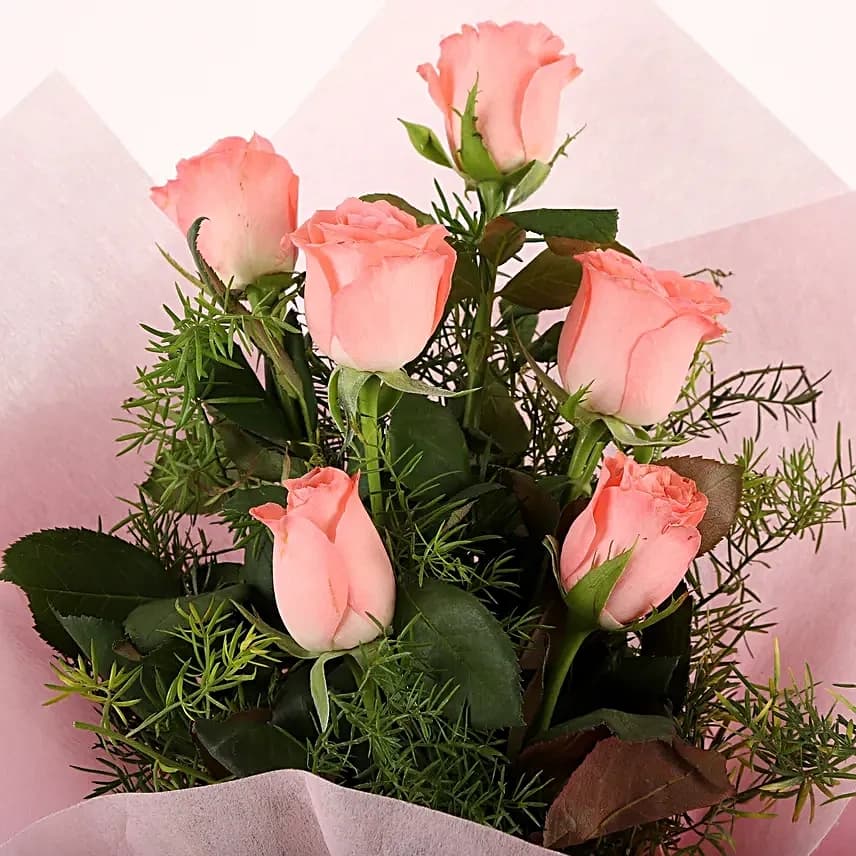 Pink Flowers Roses N Chocolates — view 3 of 3