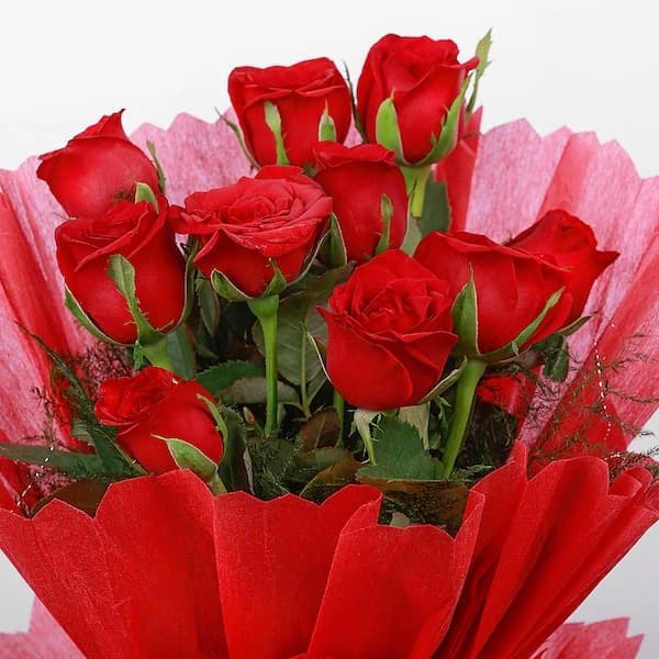 Red Roses Flowers  & Ferrero Combo — view 3 of 3