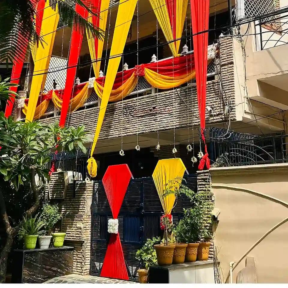 Red Yellow House Decoration at Home — view 2 of 3