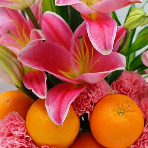Charming Lily N Orange Vase Set — view 4 of 4