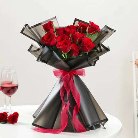 Crimson Charm And Classic Delice  Cake Duo — view 2 of 4