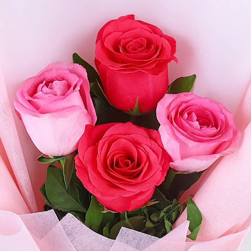 Angelic Rose Flowers  Bouquet & Black Forest Birthday Bliss — view 4 of 5