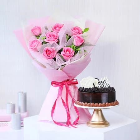 Cake & Flowers