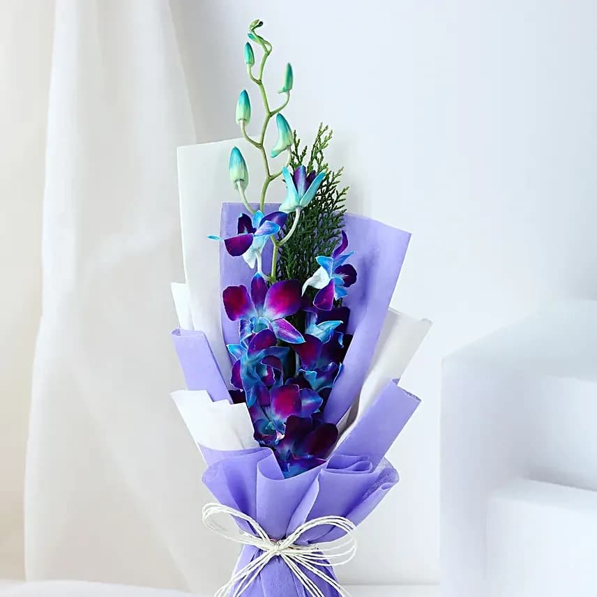 Mesmerising Orchid Flowers  & Cake Gift — view 4 of 7
