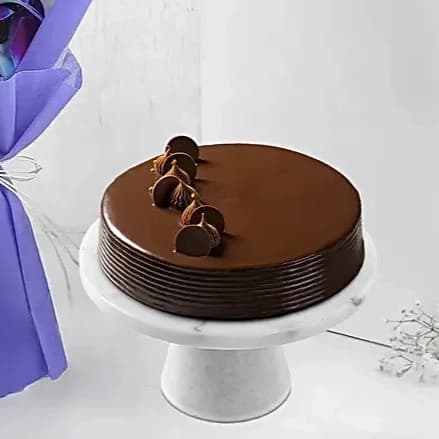 Single Orchid with Sweet  Cake — view 2 of 2