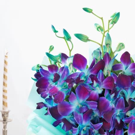 Blue Blooms And Sweet Delice  Delight Combo — view 3 of 3