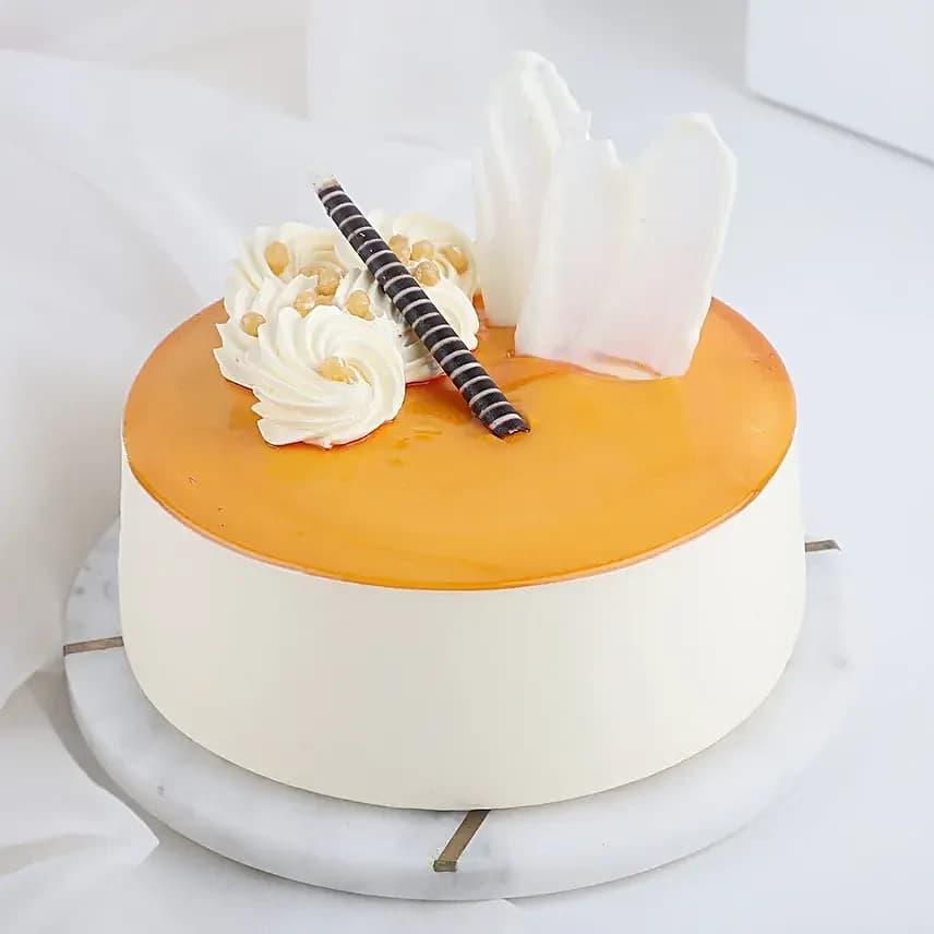 Colourful Gerberas Flowers  & Butterscotch Cake Combo — view 3 of 5