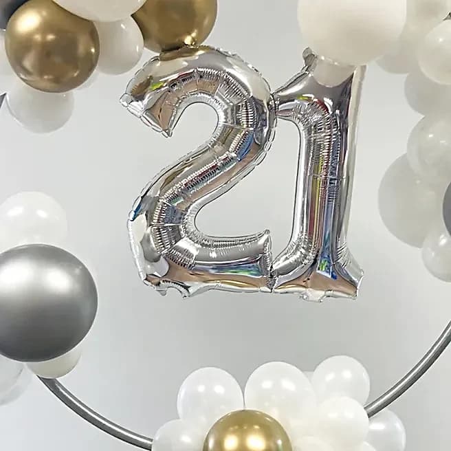 Personalised Cloudy Theme Balloon Ring Set — view 2 of 4