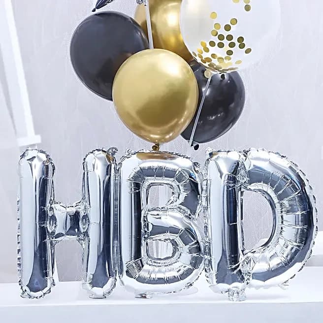 Chic Birthday Balloon Bouquet Set — view 4 of 4