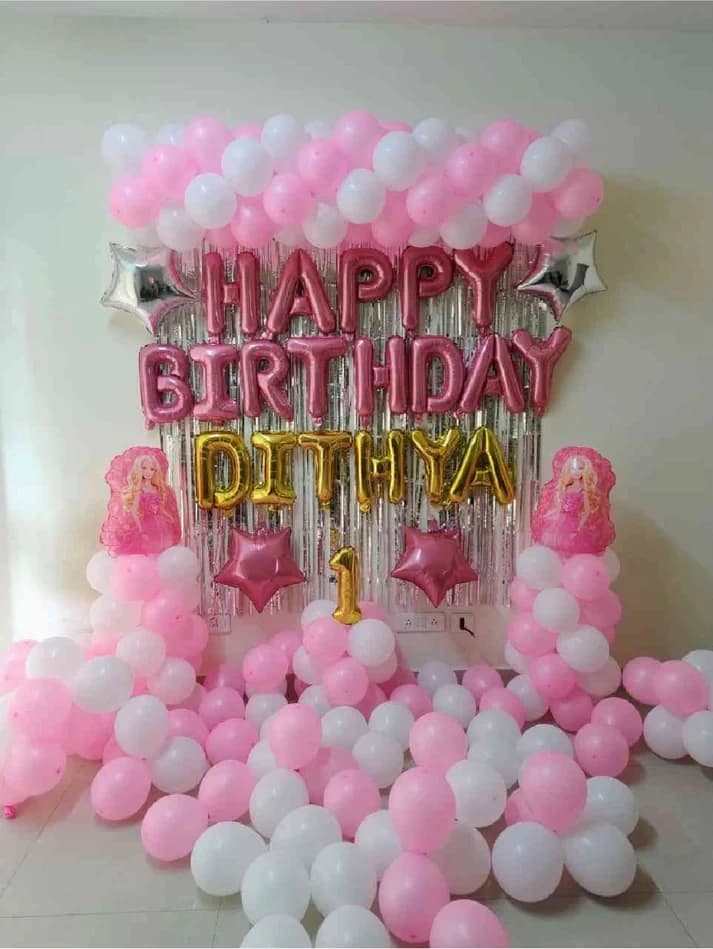 Barbie Birthday Balloon Setup — view 1 of 1