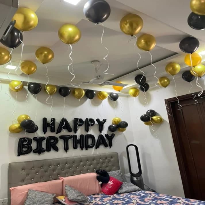Premium Birthday Balloons Decoration Surprise in Room. Set — view 1 of 1
