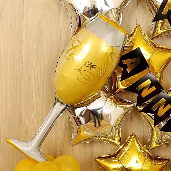 Gold Silver Anniversary Décor Set — view 7 of 7