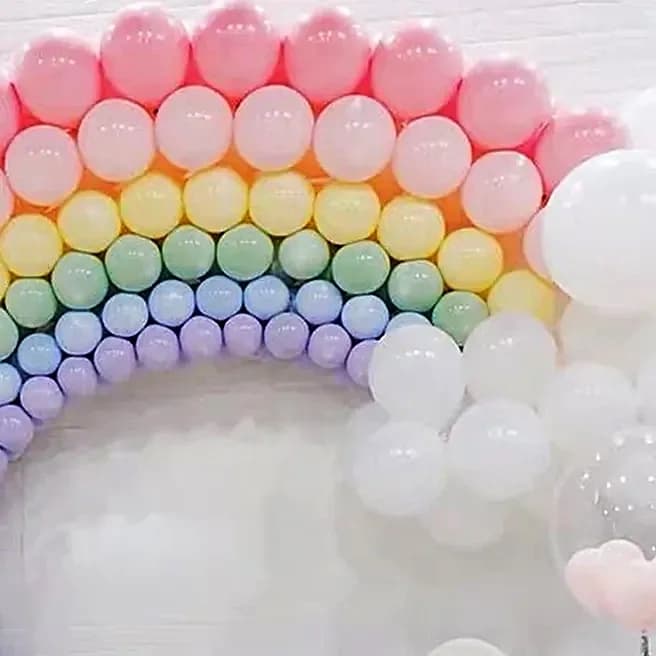 Rainbow Theme Kids Birthday Balloon Decor Set — view 5 of 5