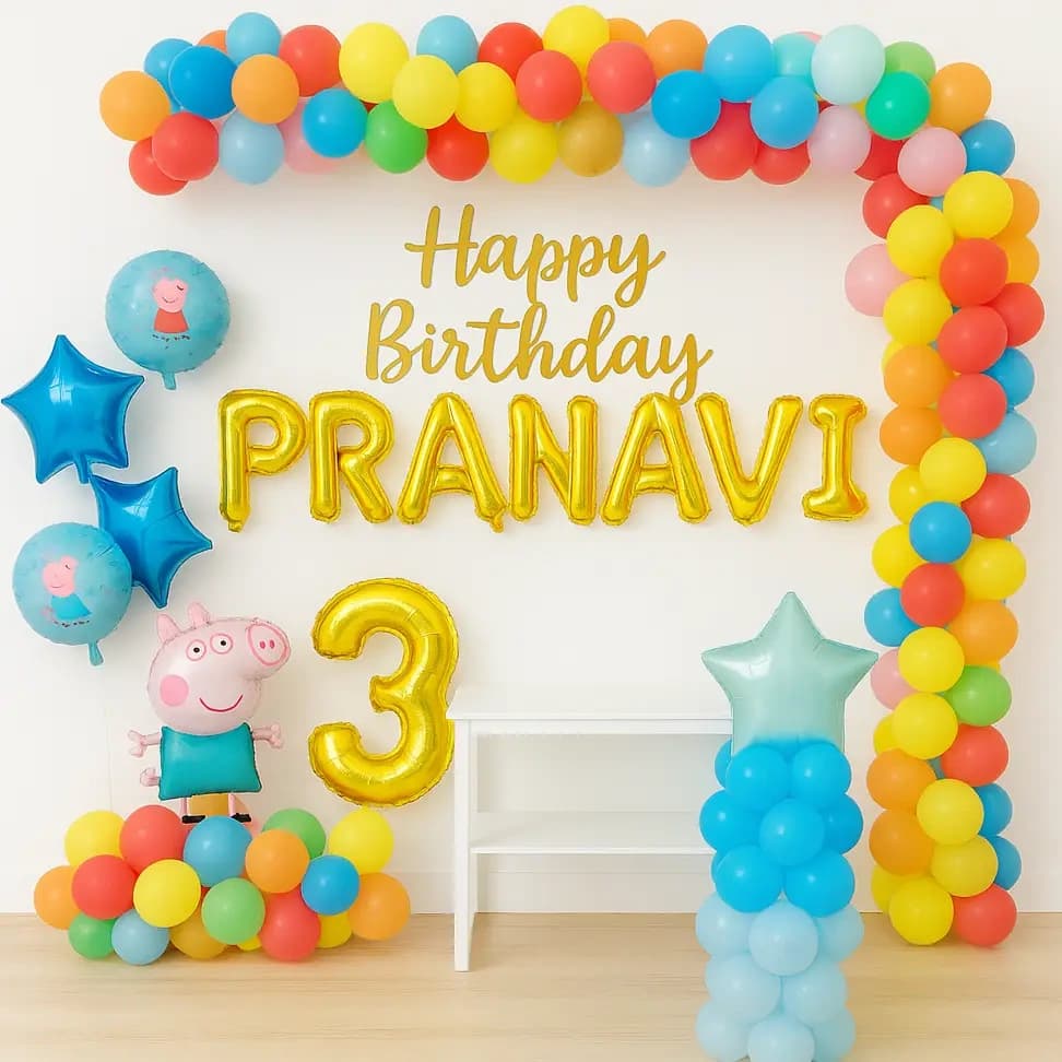 Peppa Pig Birthday Bash Decoration set — view 2 of 2