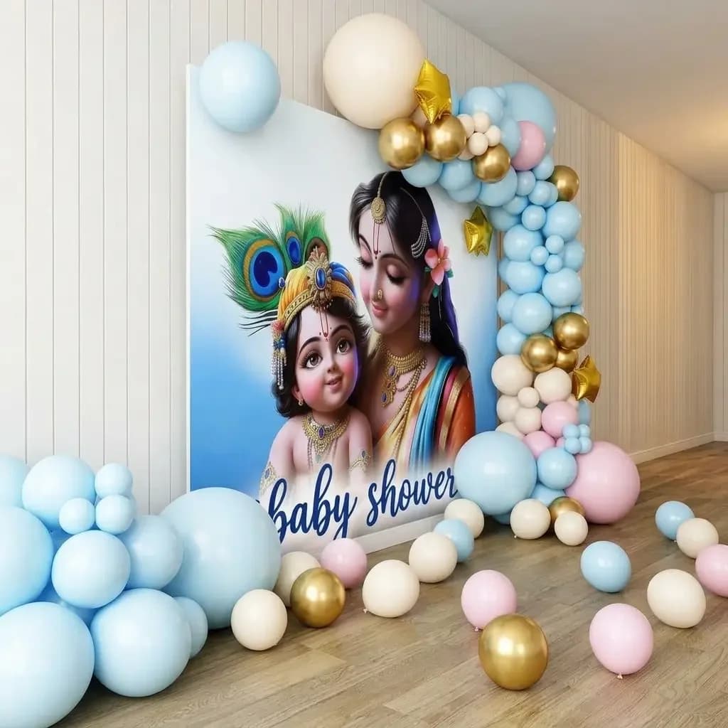 Little Kanha Baby Shower Decoration Setup — view 2 of 3