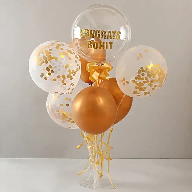 Shining Congratulations Balloon Bouquet for Him Set — view 4 of 4