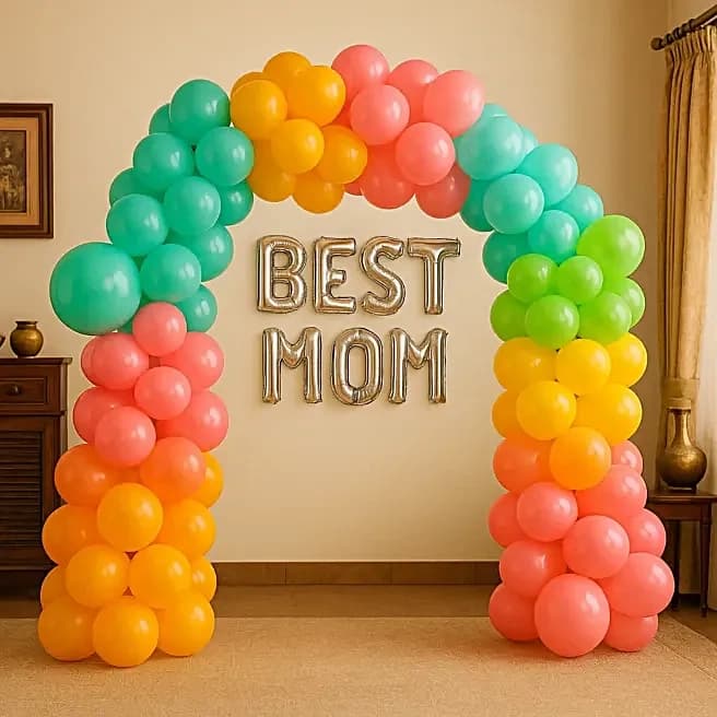 Pastel Best Mom Balloon Arrangement Set — view 2 of 4
