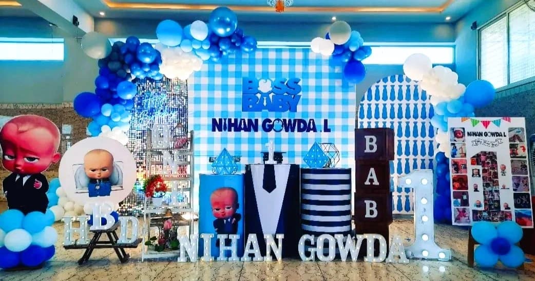 Boss Baby Bow Tie Theme Decoration Set — view 1 of 1