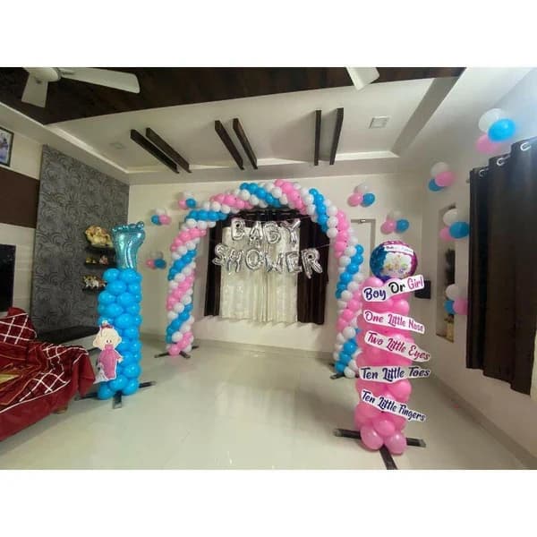 Balloon Decoration at home for a Baby Shower Set — view 2 of 2