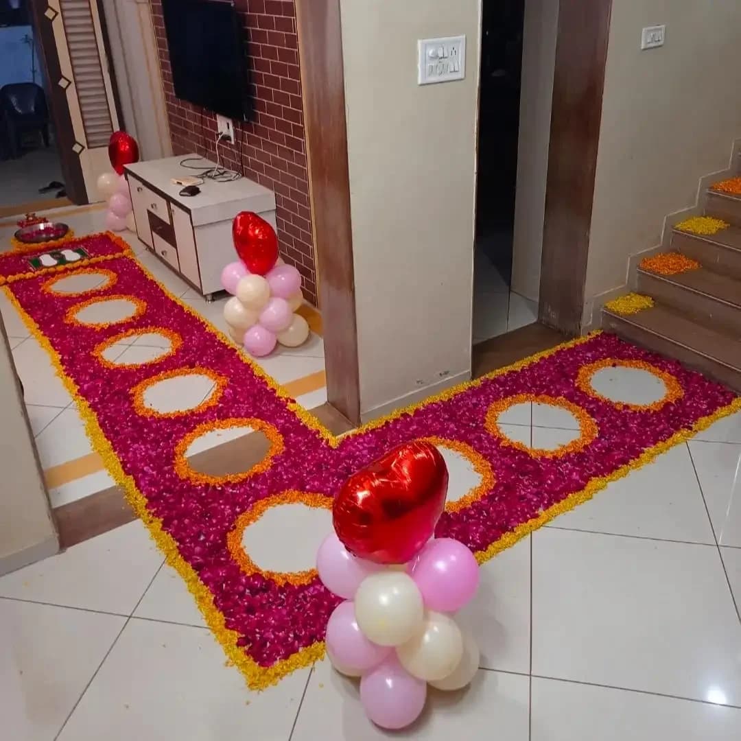 Bride Entry Decoration with Flowers Decor — view 2 of 3