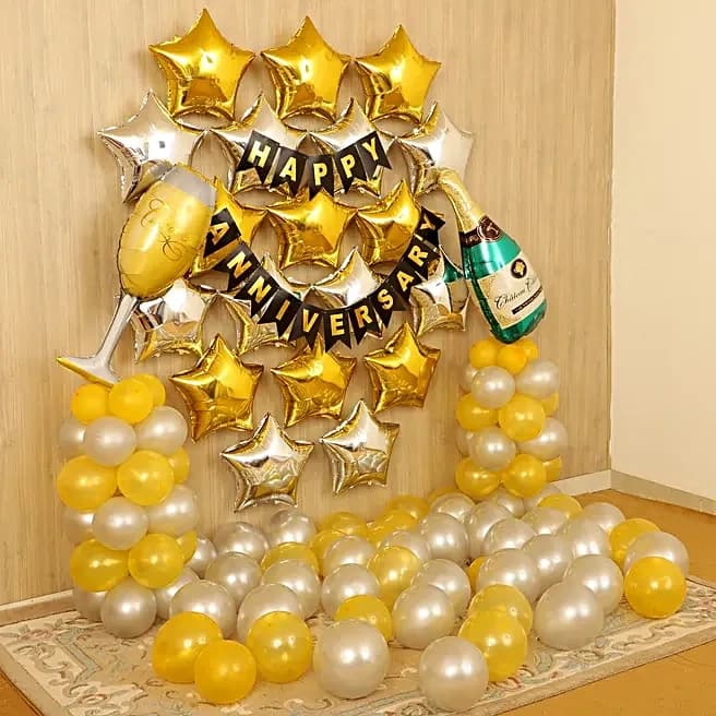 Gold Silver Anniversary Décor Set — view 4 of 7