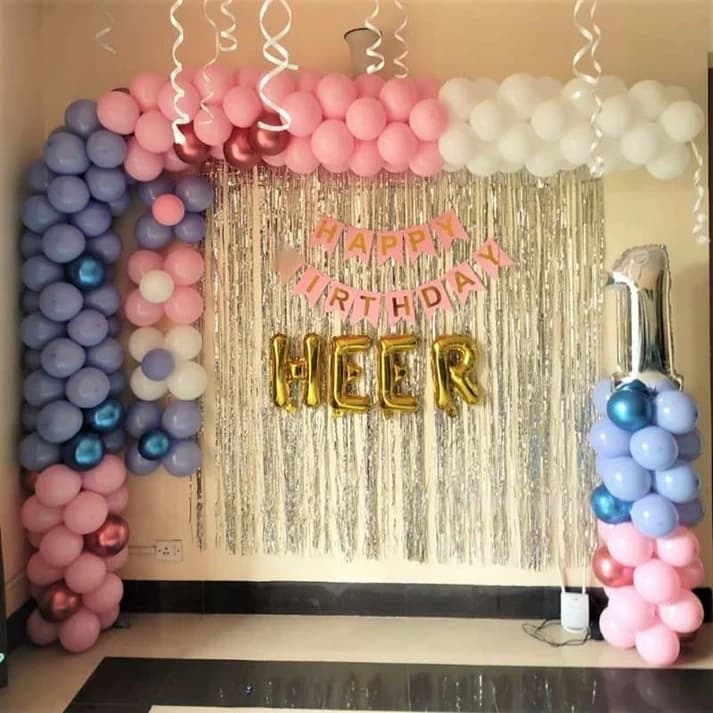 1st Birthday Arc Balloon Decor — view 1 of 2