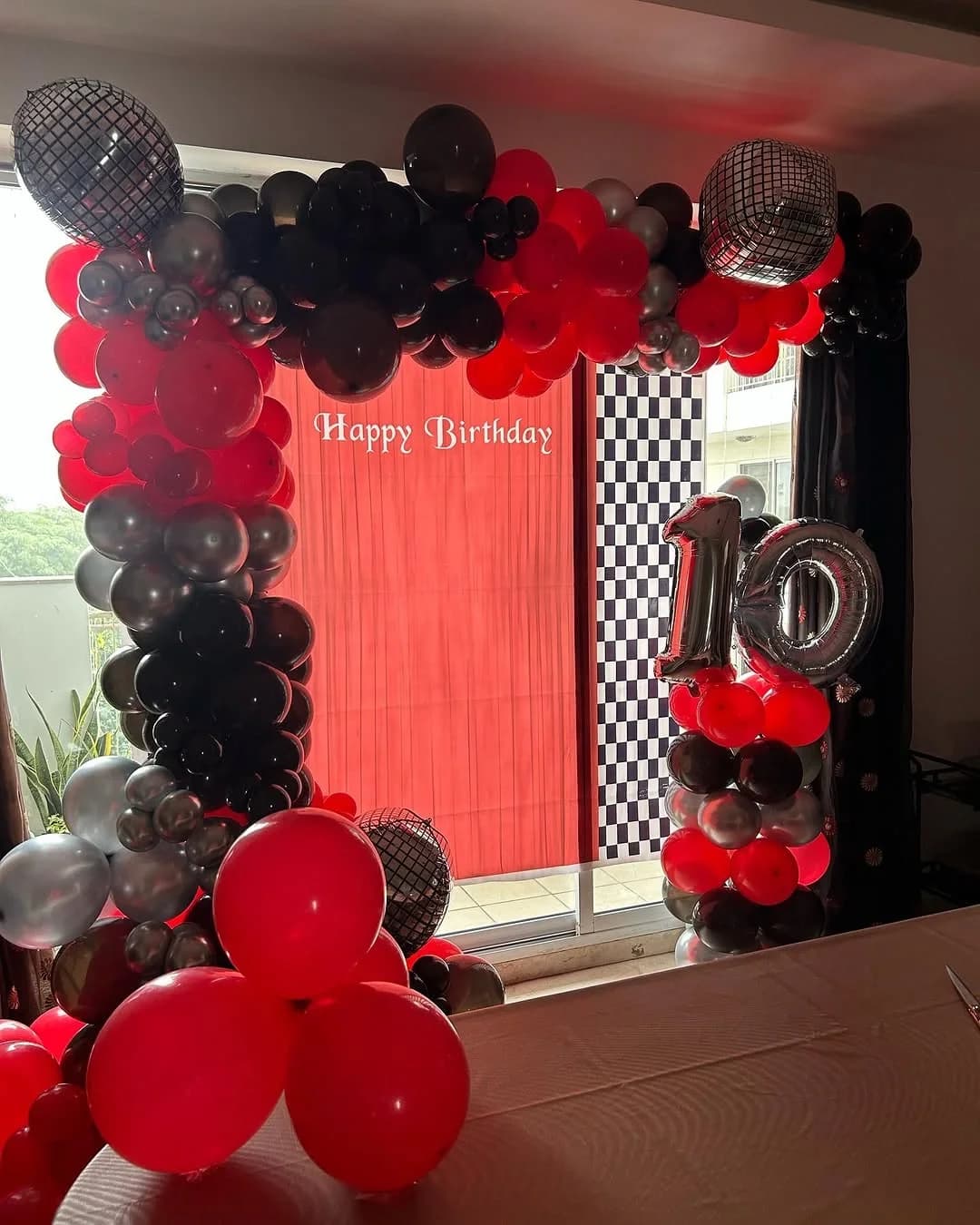 Race-Themed 10th Birthday Party Decoration — view 1 of 1