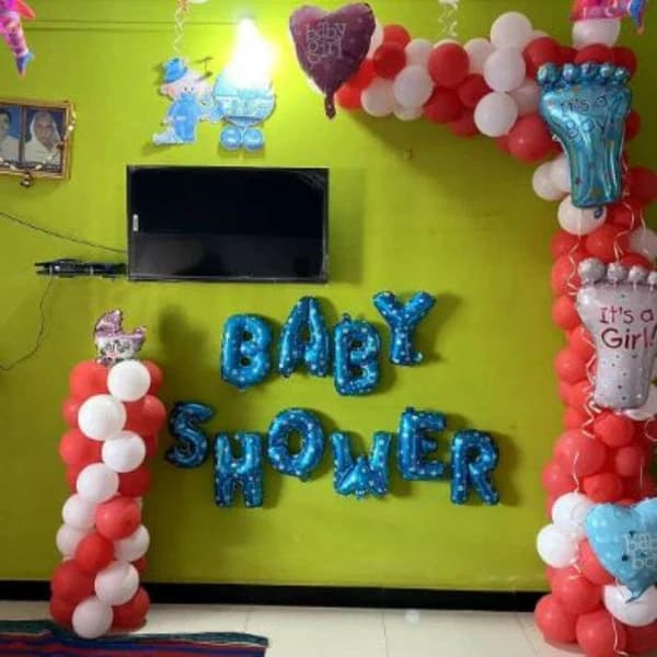 Balloon Decoration arc design at home For Baby Shower Set — view 2 of 2