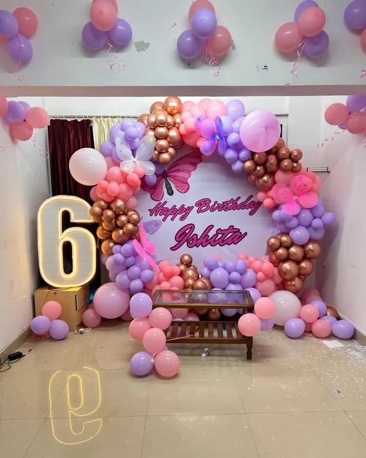 Girl’s Birthday Butterfly Setup — view 4 of 4