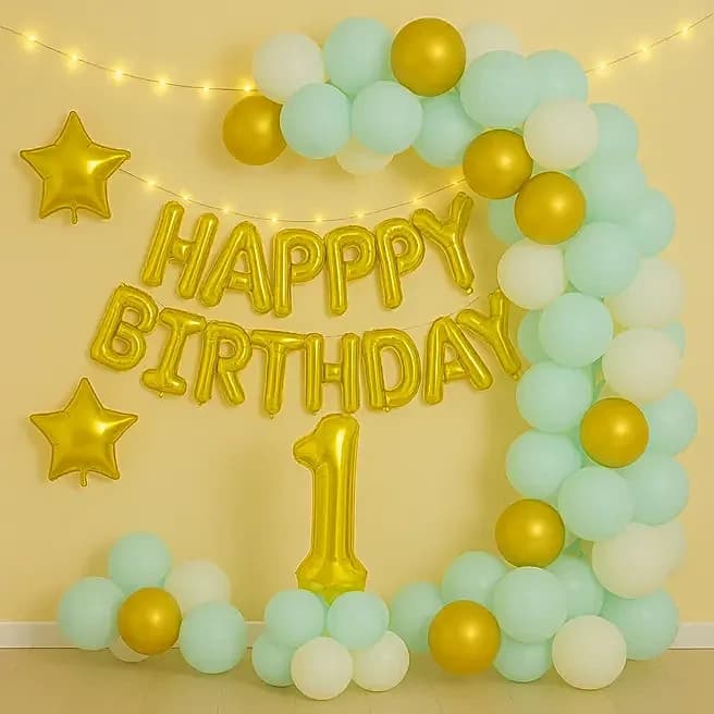 Sweet 1st Birthday Balloon Arch Set — view 1 of 3