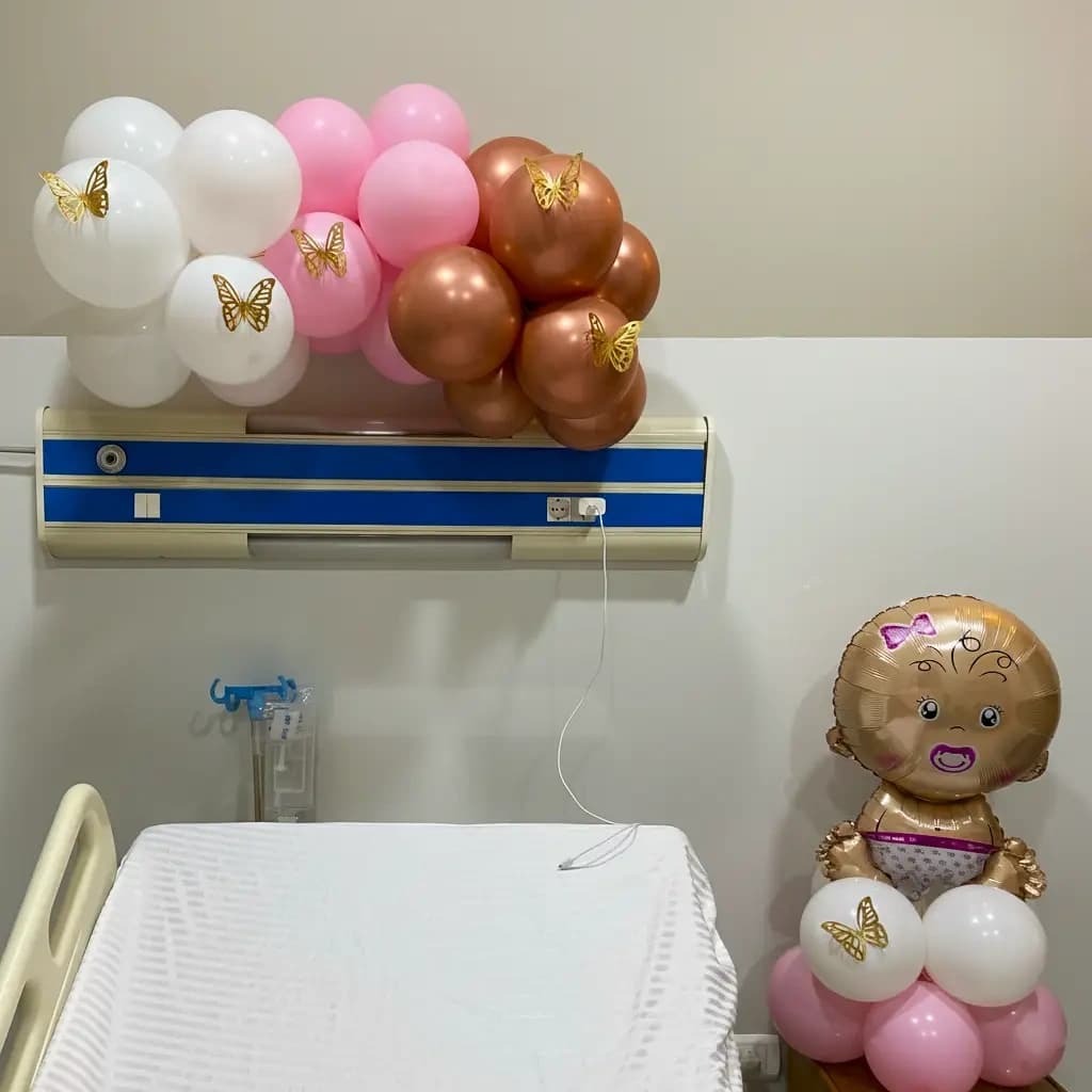 Simple Hospital Bed Decoration for Newborn Set — view 3 of 3