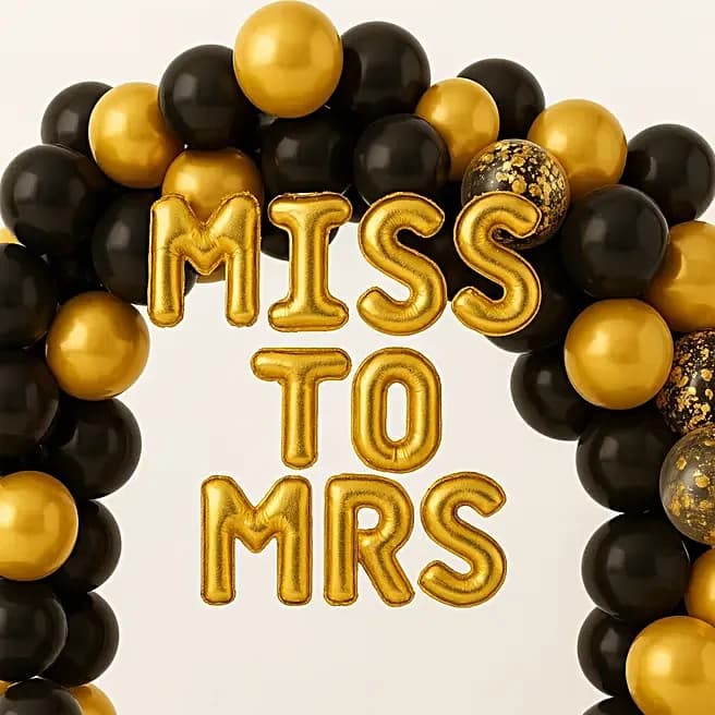 Chic Bride-to-Be Balloon Decor Set — view 4 of 4